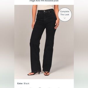 90s relaxed high rise Jean